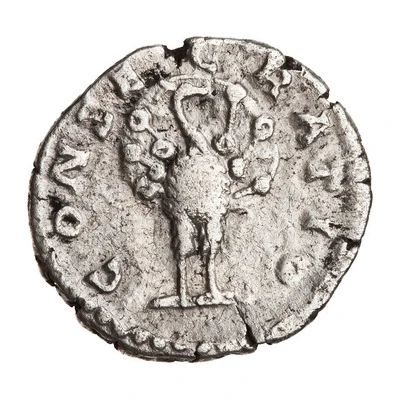 Denarius - Faustina the Younger CONSECRATIO back