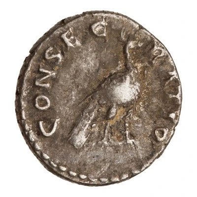 Denarius - Faustina the Younger CONSECRATIO back
