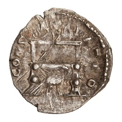 Denarius - Faustina the Younger CONSECRATIO back