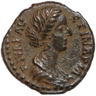 Denarius - Faustina the Younger CONSECRATIO front
