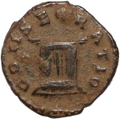 Denarius - Faustina the Younger CONSECRATIO back