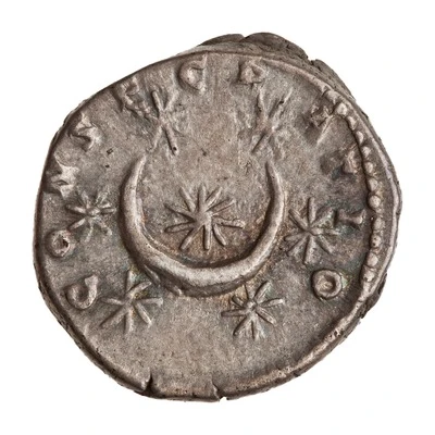 Denarius - Faustina the Younger CONSECRATIO back