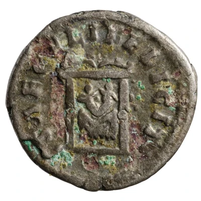 Denarius - Faustina the Younger, Commodus, and Antoninus Pius SAECVLI FELICIT back