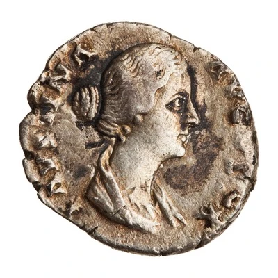 Denarius - Faustina the Younger DIANA LVCIF; Diana front