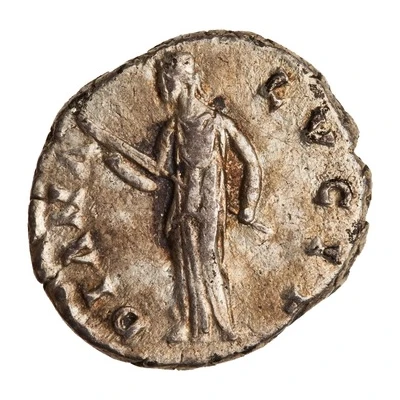 Denarius - Faustina the Younger DIANA LVCIF; Diana back