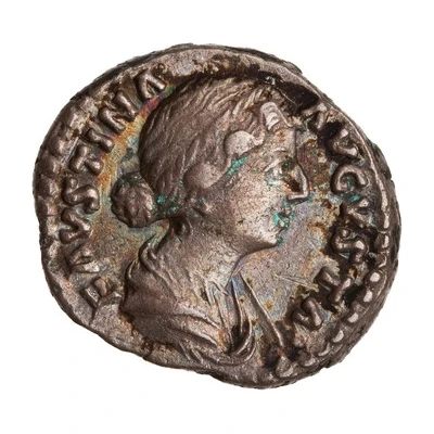 Denarius - Faustina the Younger IVNONI REGINAE; Juno front
