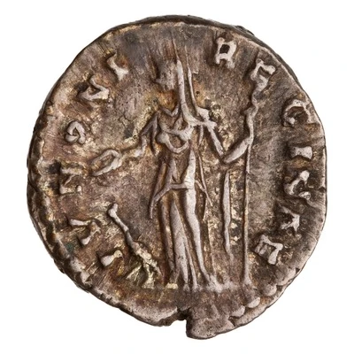 Denarius - Faustina the Younger IVNONI REGINAE; Juno back