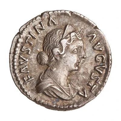 Denarius - Faustina the Younger IVNONI REGINAE; Juno front