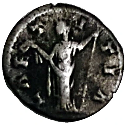 Denarius - Faustina the Younger LAETITIA; Laetitia back
