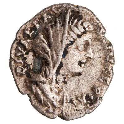Denarius - Faustina the Younger MATRI CASTRORVM front