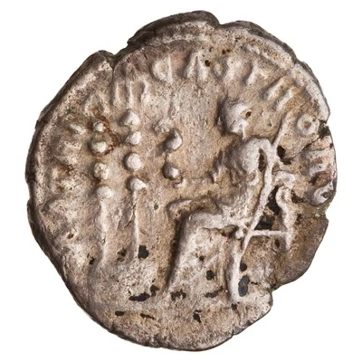 Denarius - Faustina the Younger MATRI CASTRORVM back