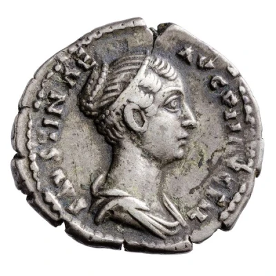 Denarius - Faustina the Younger PVDICITIA; Pudicitia front