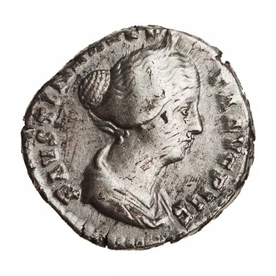 Denarius - Faustina the Younger PVDICITIA; Pudicitia front