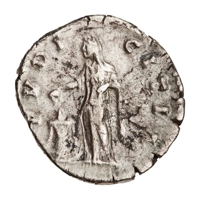 Denarius - Faustina the Younger PVDICITIA; Pudicitia back