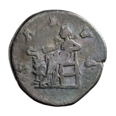 Denarius - Faustina the Younger SALVS; Salus back