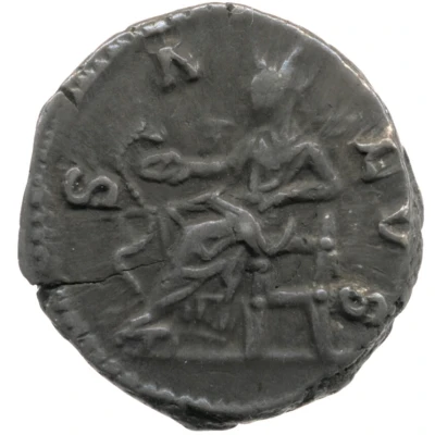 Denarius - Faustina the Younger SALVS; Salus back
