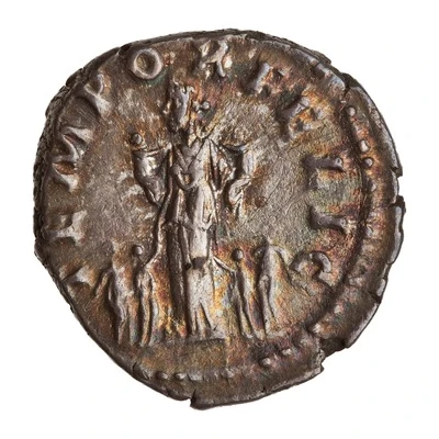 Denarius - Faustina the Younger TEMPOR FELIC back
