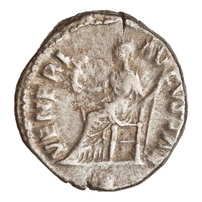 Denarius - Faustina the Younger VENERI AVGVSTAE; Venus and Victory back