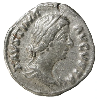 Denarius - Faustina the Younger VENERI AVGVSTAE; Venus and Victory front