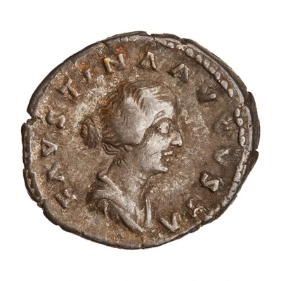 Denarius - Faustina the Younger VENVS; Venus front