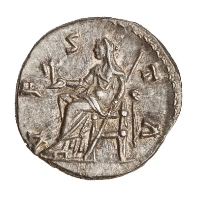 Denarius - Faustina the Younger VESTA; Vesta back