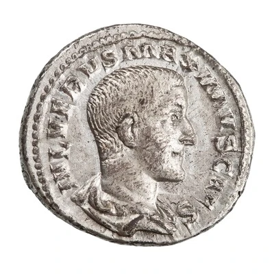 Denarius - Gaius Julius Verus Maximus PIETAS AVG front