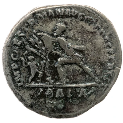 Denarius - Gaius Numonius Vala IMP CAES TRAIAN AVG GER DAC P P REST VAALA back