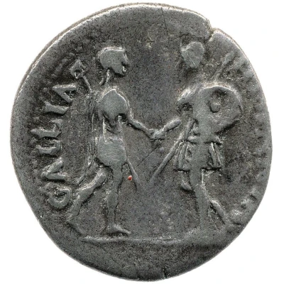 Denarius - Galba GALLIA HISPANIA; Gallia and Hispania back