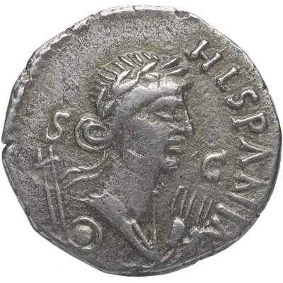 Denarius - Galba HISPANIA S C; Hispania back