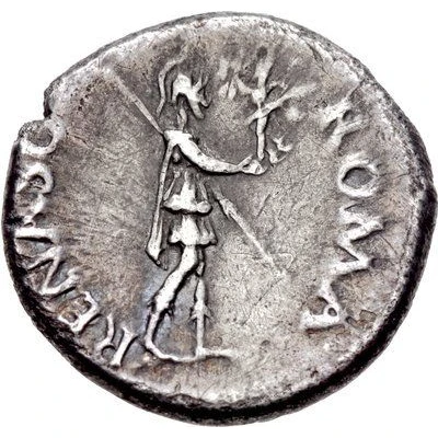 Denarius - Galba ROMA RENASC; Roma and Victory back