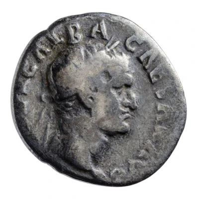 Denarius - Galba ROMA RENASC; Roma and Victory front