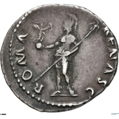 Denarius - Galba ROMA RENASC; Roma and Victory back