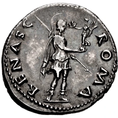 Denarius - Galba ROMA RENASC; Roma and Victory back