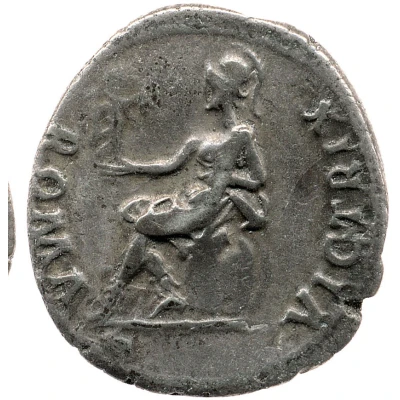 Denarius - Galba ROMA VICTRIX; Roma and Victory back