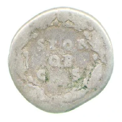 Denarius - Galba S P Q R OB C S back