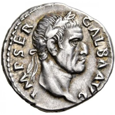 Denarius - Galba SALVS GEN HVMANI front
