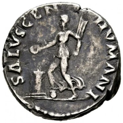 Denarius - Galba SALVS GEN HVMANI back