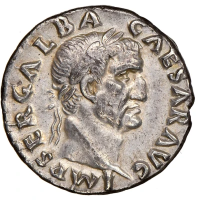 Denarius - Galba SALVS GEN HVMANI front