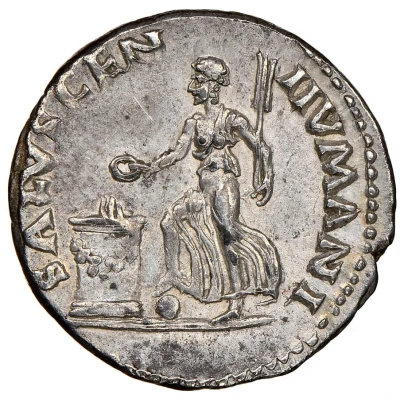 Denarius - Galba SALVS GEN HVMANI back