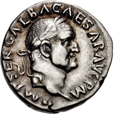 Denarius - Galba SALVS GEN HVMANI front