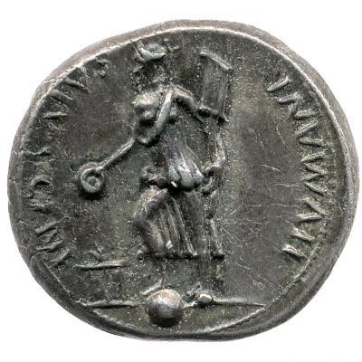 Denarius - Galba SALVS GENE HVMANI back
