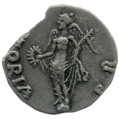 Denarius - Galba VICTORIA P R; Victory back