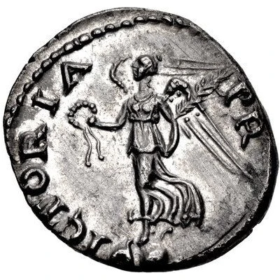 Denarius - Galba VICTORIA P R; Victory back