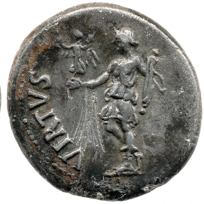 Denarius - Galba VIRTVS; Virtus and Victory back