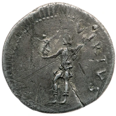 Denarius - Galba VIRTVS; Virtus and Victory back