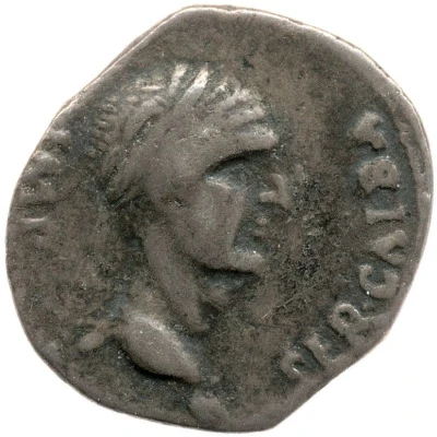 Denarius - Galba VIRTVS; Virtus and Victory front