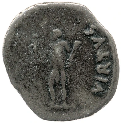 Denarius - Galba VIRTVS; Virtus and Victory back