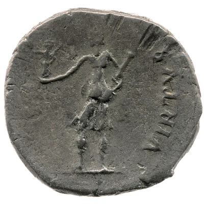 Denarius - Galba VIRTVS; Virtus and Victory back