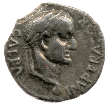 Denarius - Galba VIRTVS; Virtus front