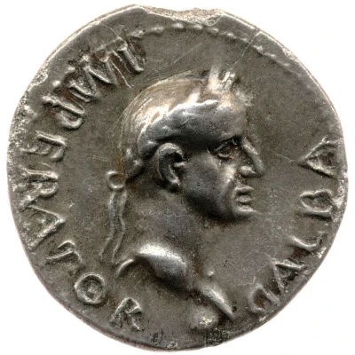 Denarius - Galba and Livia DIVA AVGVSTA front